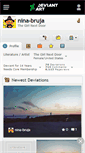 Mobile Screenshot of nina-bruja.deviantart.com