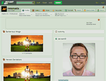 Tablet Screenshot of nessmasta.deviantart.com