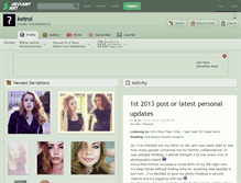 Tablet Screenshot of ketroi.deviantart.com