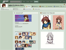 Tablet Screenshot of nagisa-furukawa-club.deviantart.com
