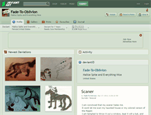 Tablet Screenshot of fade-to-oblivion.deviantart.com