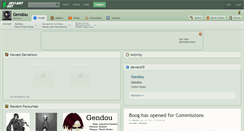Desktop Screenshot of gendou.deviantart.com