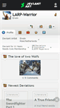 Mobile Screenshot of larp-warrior.deviantart.com