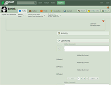 Tablet Screenshot of benirk.deviantart.com