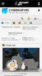 Mobile Screenshot of cyndernspyro.deviantart.com