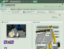 Tablet Screenshot of cyndernspyro.deviantart.com