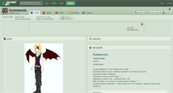 Desktop Screenshot of kuramarocks.deviantart.com