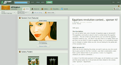 Desktop Screenshot of africans.deviantart.com