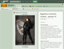 Tablet Screenshot of africans.deviantart.com