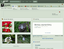 Tablet Screenshot of dunadair.deviantart.com
