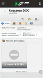 Mobile Screenshot of kingcaesar2000.deviantart.com