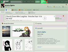 Tablet Screenshot of akumu-jigoku.deviantart.com