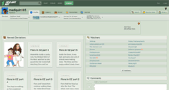 Desktop Screenshot of madiquin185.deviantart.com