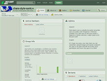 Tablet Screenshot of chara-style-sonic.deviantart.com