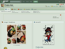 Tablet Screenshot of freaky-chan.deviantart.com