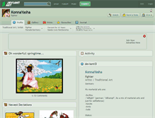 Tablet Screenshot of konnayasha.deviantart.com