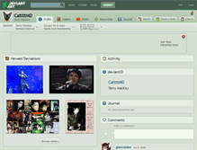 Tablet Screenshot of cattttmd.deviantart.com