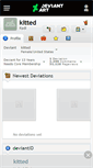 Mobile Screenshot of kitted.deviantart.com