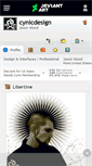 Mobile Screenshot of cynicdesign.deviantart.com