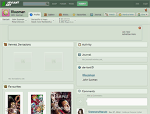 Tablet Screenshot of lilsusman.deviantart.com