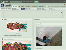 Tablet Screenshot of espaic09.deviantart.com