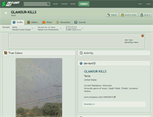 Tablet Screenshot of glam0ur-kills.deviantart.com
