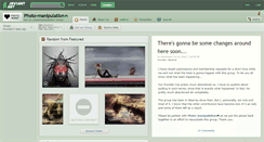 Desktop Screenshot of photo-manipulation.deviantart.com