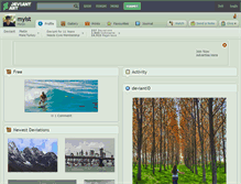 Tablet Screenshot of myist.deviantart.com