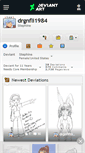 Mobile Screenshot of drgnfli1984.deviantart.com