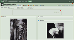 Desktop Screenshot of murderess-of-shalott.deviantart.com