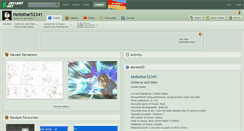 Desktop Screenshot of hellothar52341.deviantart.com