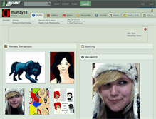 Tablet Screenshot of mumzy18.deviantart.com