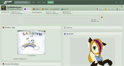 Desktop Screenshot of cyrillekiwilynn.deviantart.com