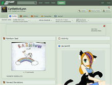 Tablet Screenshot of cyrillekiwilynn.deviantart.com