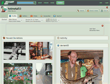 Tablet Screenshot of hotmetal53.deviantart.com