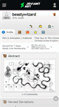 Mobile Screenshot of beastywizard.deviantart.com