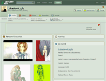 Tablet Screenshot of lukasiewiczplz.deviantart.com