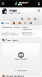 Mobile Screenshot of meggo.deviantart.com