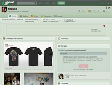 Tablet Screenshot of fizzlabz.deviantart.com