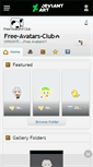 Mobile Screenshot of free-avatars-club.deviantart.com