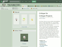 Tablet Screenshot of free-avatars-club.deviantart.com