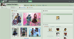 Desktop Screenshot of cosplay-drawings.deviantart.com