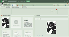 Desktop Screenshot of madbaron99.deviantart.com