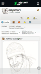 Mobile Screenshot of mayamori.deviantart.com
