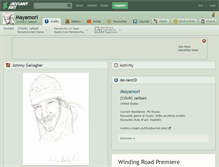 Tablet Screenshot of mayamori.deviantart.com