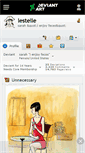 Mobile Screenshot of lestelle.deviantart.com