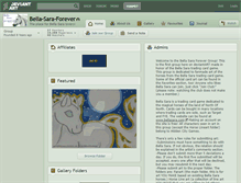 Tablet Screenshot of bella-sara-forever.deviantart.com