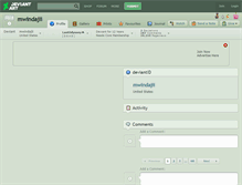 Tablet Screenshot of mwindajii.deviantart.com