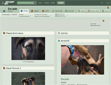 Tablet Screenshot of emjade.deviantart.com