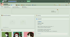 Desktop Screenshot of lambris.deviantart.com